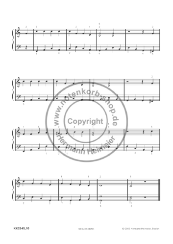 Mit Gummistiefeln [Klavier] (pdf)