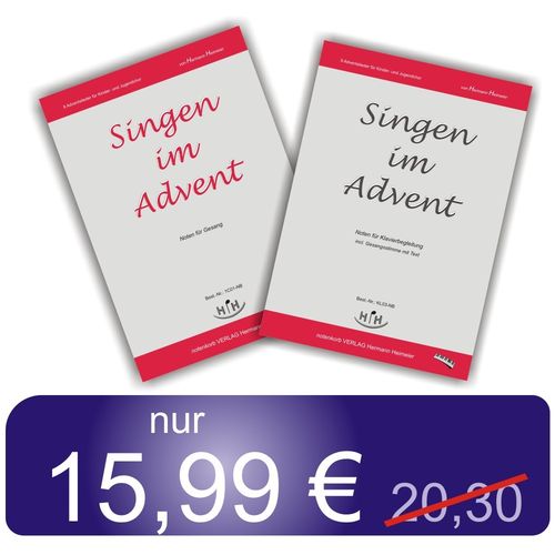 Noten-Set Singen im Advent (2 Notenbücher)
