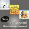 4-6 Notenpaket - 45 Kinderlieder (pdf)