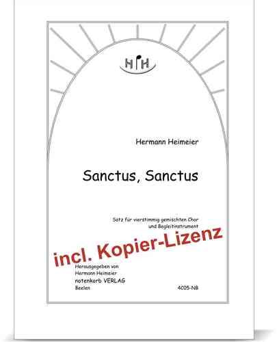 Sanctus, Sanctus [SATB] (pdf) Lizenz 20