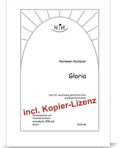 Gloria [SATB] (pdf) Lizenz 20