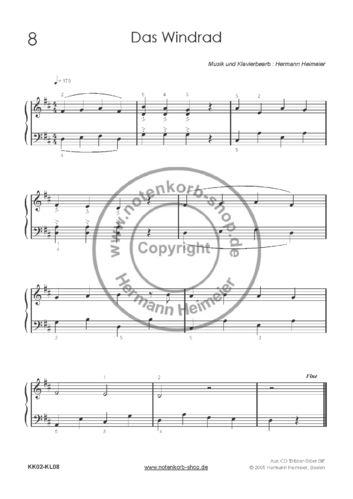 Das Windrad [Klavier] (pdf)